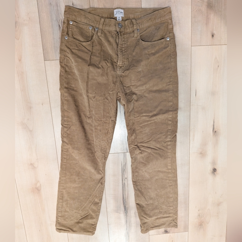 J. Crew Vintage Slim Straight Corduroys